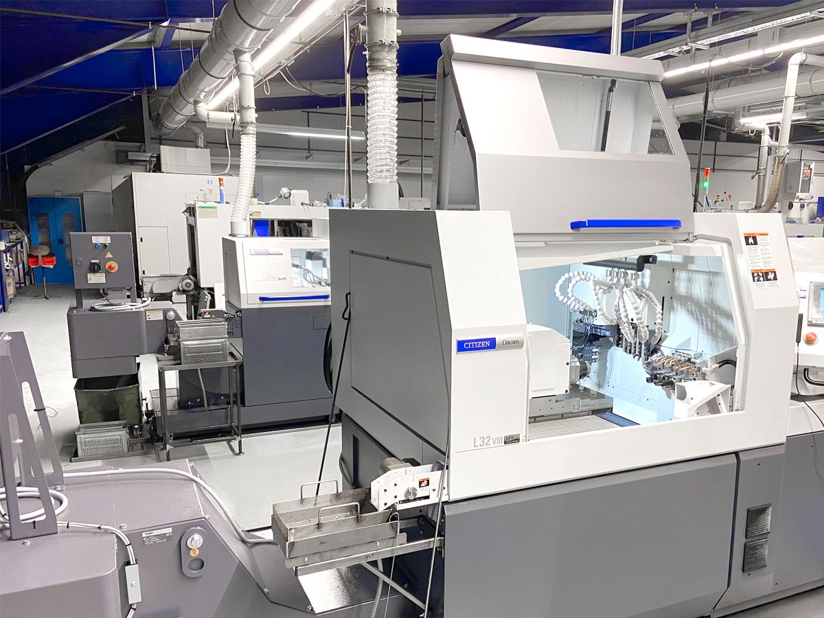 Ansicht der neuen Maschine Citizen Cincom L32